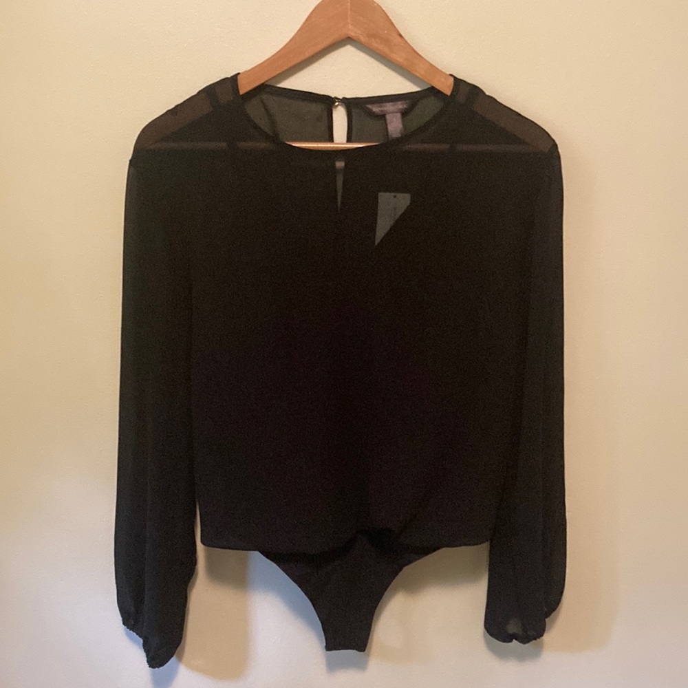 Banana Republic thong bodysuit blouse size small NWT